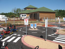 centre de vacances activité piste d'éducation routière