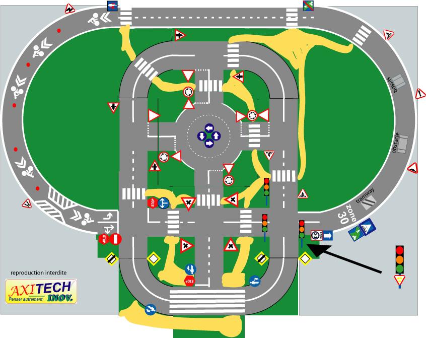 plan circuit pédagogique Avignon