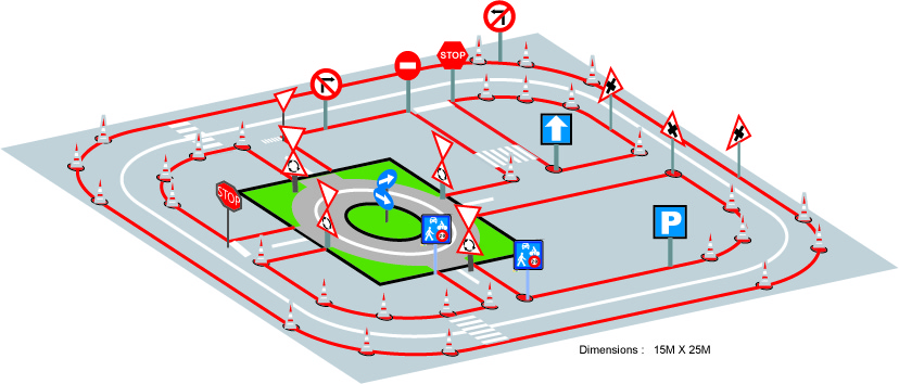 circuits amovibles vélo