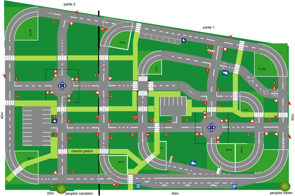 plan circuit pédagogique Saint Just Saint Rambert