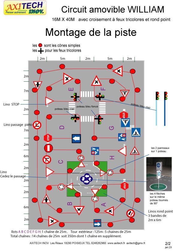 circuit amovible vélo