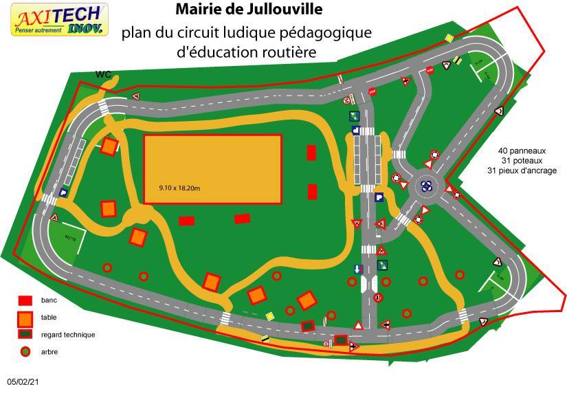 plan circuit pédagogique Jullouville